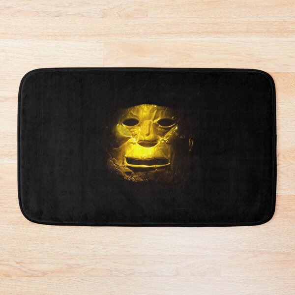 Item preview, Creepy Colombian gold funerary mask  designed and sold by stevepaint.