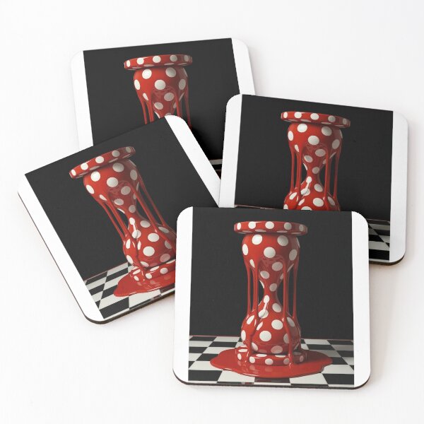 Item preview, Dripping Hourglass Polka Dot Pop Art designed and sold by YourColorsWall.