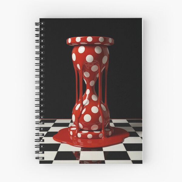 Item preview, Dripping Hourglass Polka Dot Pop Art designed and sold by YourColorsWall.