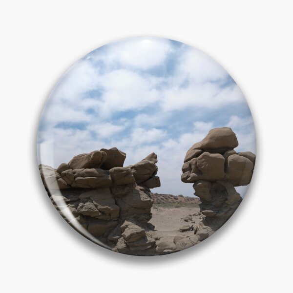 Item preview, Fantasy Canyon double formation with desert in the background designed and sold by lisavonbiela.