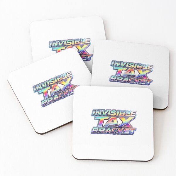 Item preview, Invisible Tax Bracket Holographic Chrome Typography  designed and sold by LC&LCPlatform.