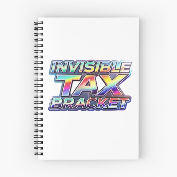 Item preview, Invisible Tax Bracket Holographic Chrome Typography  designed and sold by LC&LCPlatform.