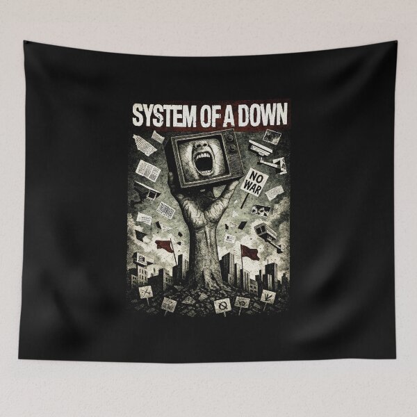 Item preview, System of a Down: Dystopian Media Surveillance Artwork designed and sold by interdesigner.