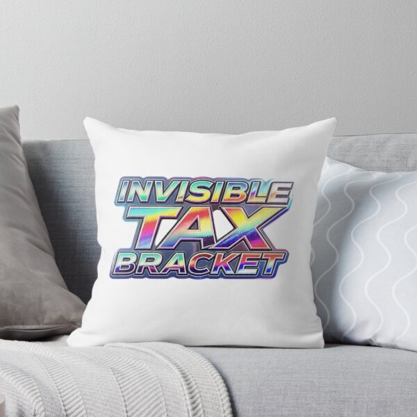 Item preview, Invisible Tax Bracket Holographic Chrome Typography  designed and sold by LC&LCPlatform.