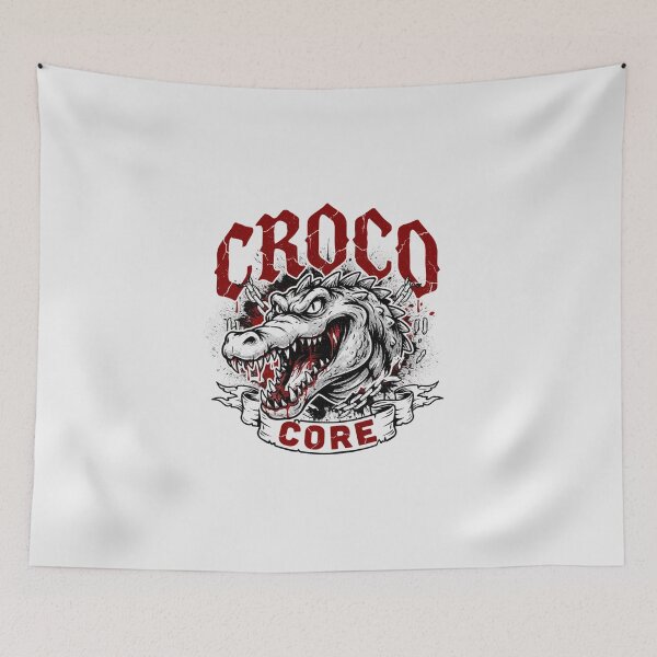 Item preview, Croco Core Chains Alligator Deathcore Graphic designed and sold by Enea Kelo.