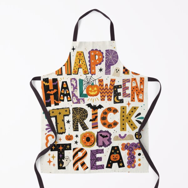 Item preview, Happy Halloween Trick or Treat – Spooky Collage Typography designed and sold by Tafa_Design.