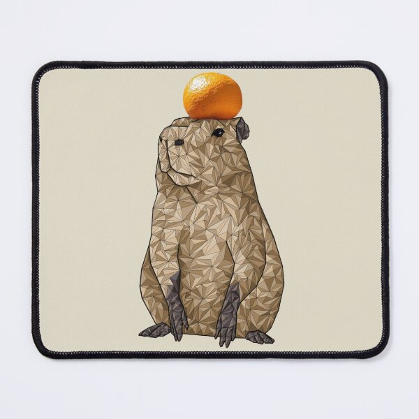 Item preview, Capibara w Orange , Geometric designed and sold by Hypedi.