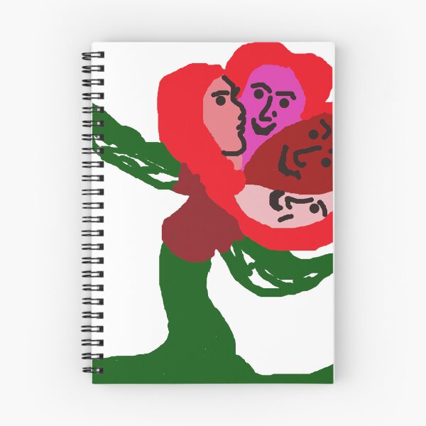 Item preview, One Flower, Four Faces – The Dance of Unity designed and sold by sadeek1021953Ss.