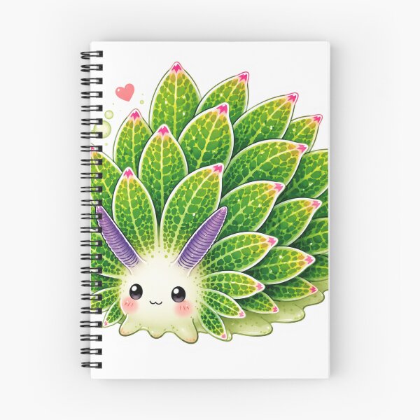 Item preview, Kawaii Leaf Sheep Sea Slug designed and sold by mimiartes.