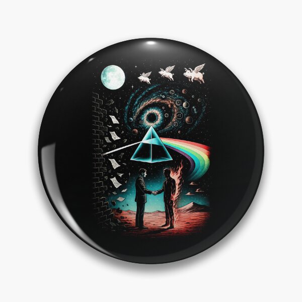 Item preview, Pink Floyd: Cosmic Discography Collage Artwork designed and sold by interdesigner.