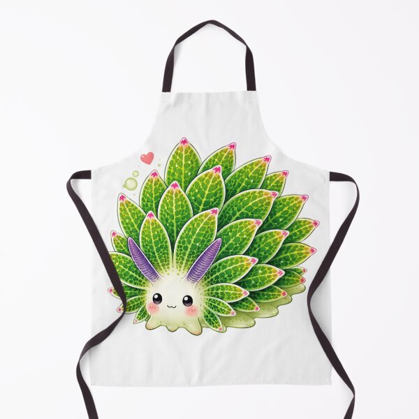 Item preview, Kawaii Leaf Sheep Sea Slug designed and sold by mimiartes.