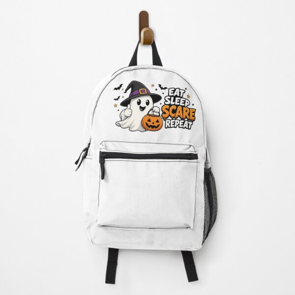 Item preview, Halloween eat, sleep, scare, react designed and sold by DailyQuestPrint.