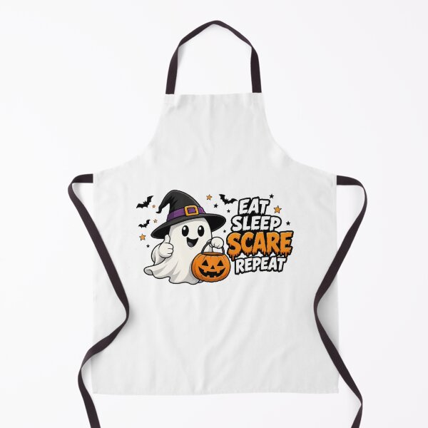 Item preview, Halloween eat, sleep, scare, react designed and sold by DailyQuestPrint.