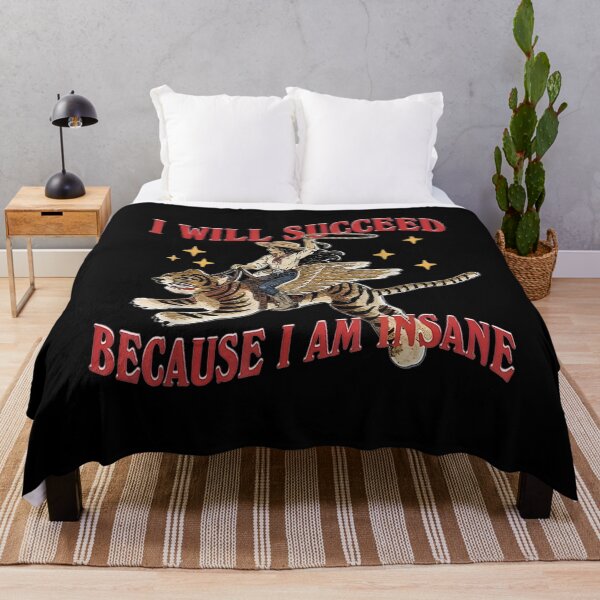 Item preview, Because I Am Insane Funny Cowgirl Tiger designed and sold by Vectraxos.