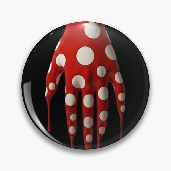 Item preview, Dripping Hand Downward Polka Dot Pop Art designed and sold by YourColorsWall.
