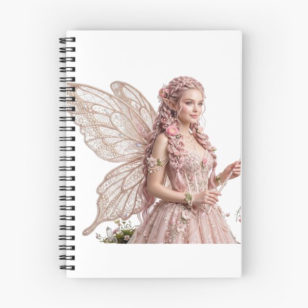 Item preview, Elegant Pink Fairy with Pearl Wings designed and sold by butterflies-new.