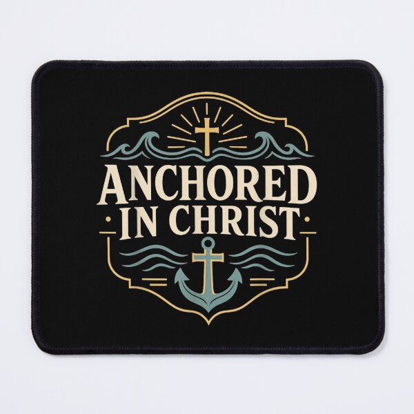 Item preview, Anchored In Christ Faith Cross Design designed and sold by Vectraxos.