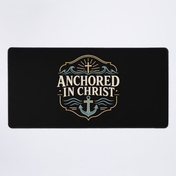 Item preview, Anchored In Christ Faith Cross Design designed and sold by Vectraxos.