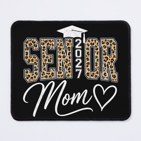 Item preview, Senior 2027 Mom Leopard T-shirt, Proud Mom Graduation Shirt, Class of 2027 Leopard , Senior Mom Tee, Graduation Gift for Mom designed and sold by Merchall store.