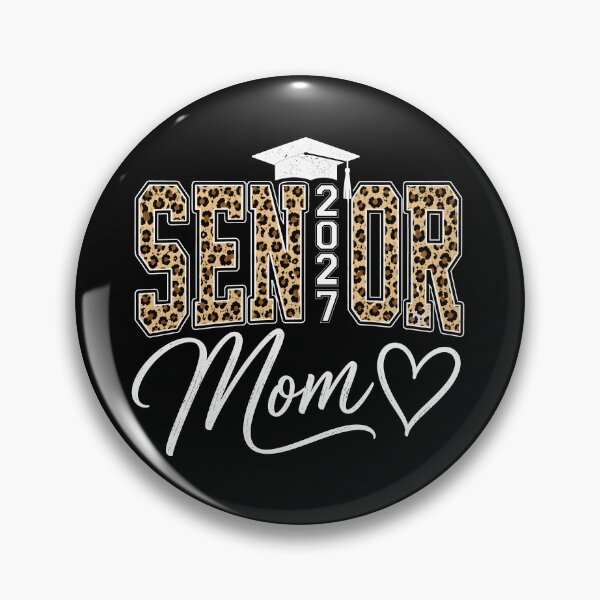 Item preview, Senior 2027 Mom Leopard T-shirt, Proud Mom Graduation Shirt, Class of 2027 Leopard , Senior Mom Tee, Graduation Gift for Mom designed and sold by Merchall  store.