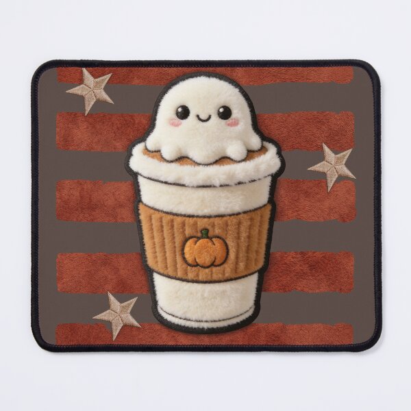 Item preview, Cozy Ghost Latte Kawaii Autumn Aesthetic designed and sold by thelexiverse.