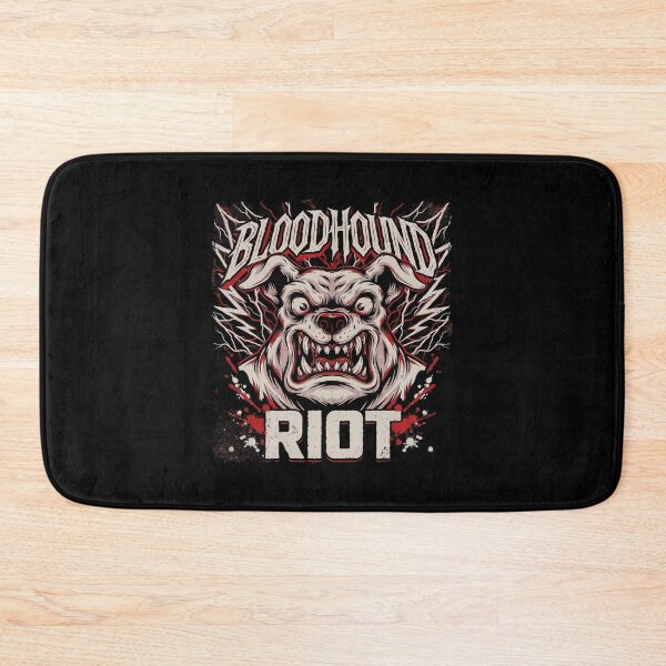 Item preview, Bloodhound Riot Snarling Dog Metal Graphic designed and sold by Enea Kelo.