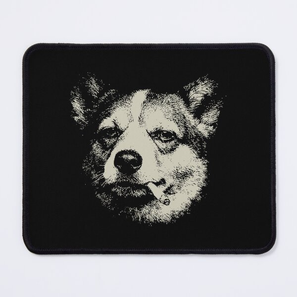 Item preview, Dog Smoking Cigarette Funny Corgi Meme designed and sold by Vectraxos.
