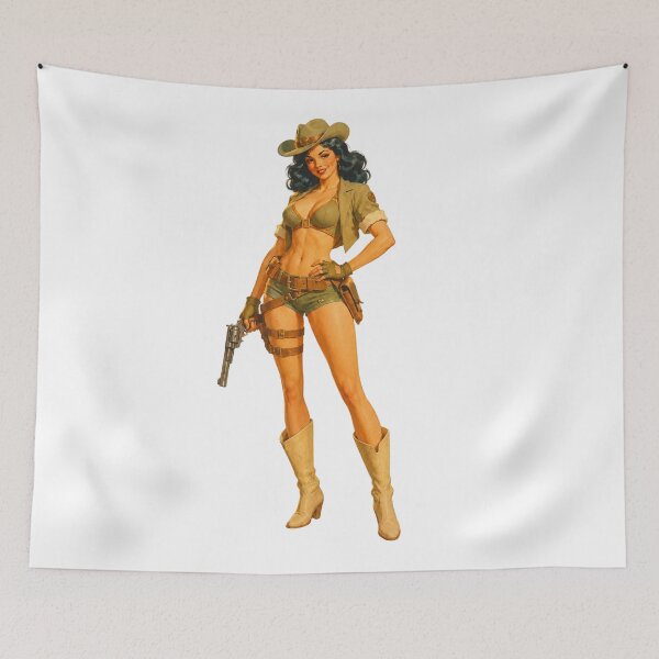 Item preview, Vintage Safari Adventurer Pin-Up – Retro Explorer Girl designed and sold by Cosplayvintage.