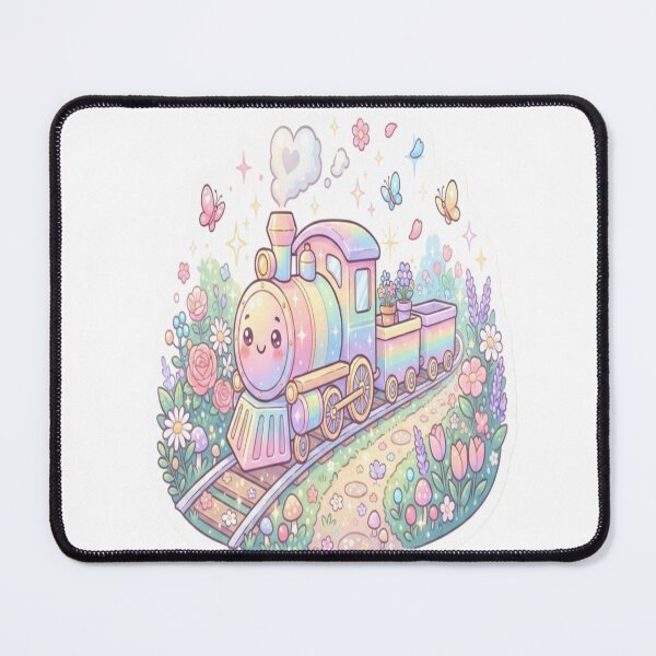 Item preview, Cute Rainbow Train in Magical Flower Garden ??? designed and sold by AdityaShop18.
