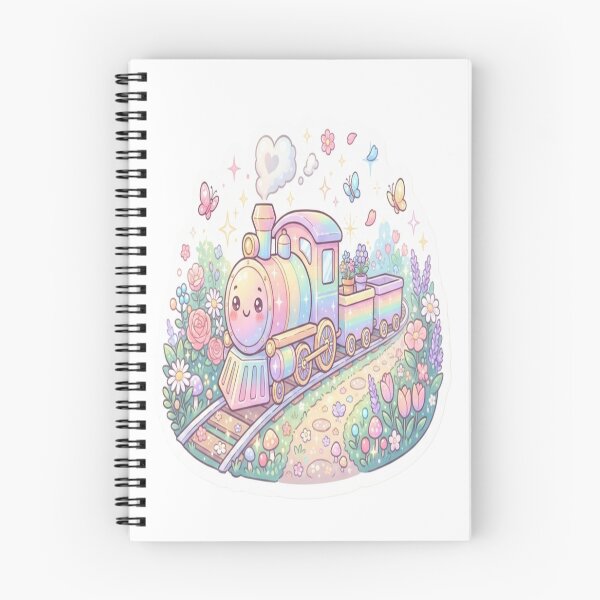 Item preview, Cute Rainbow Train in Magical Flower Garden ??? designed and sold by AdityaShop18.