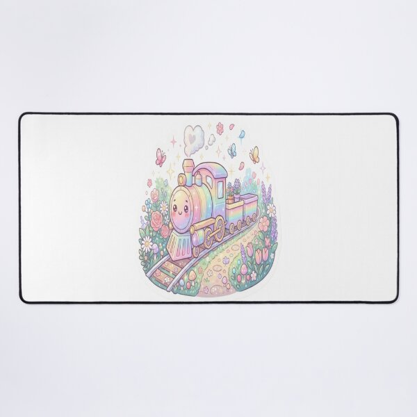 Item preview, Cute Rainbow Train in Magical Flower Garden ??? designed and sold by AdityaShop18.