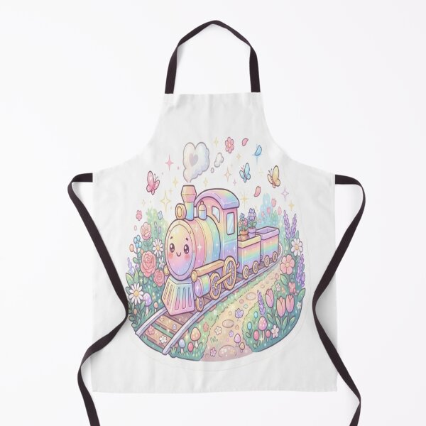 Item preview, Cute Rainbow Train in Magical Flower Garden ??? designed and sold by AdityaShop18.