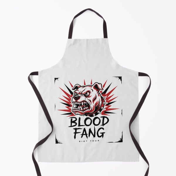 Item preview, Blood Fang Riot Tour Snarling Bulldog Spiked Collar Graphic designed and sold by Enea Kelo.