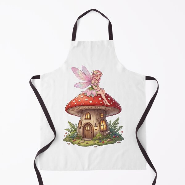 Item preview, Fairy on Enchanted Mushroom House designed and sold by butterflies-new.