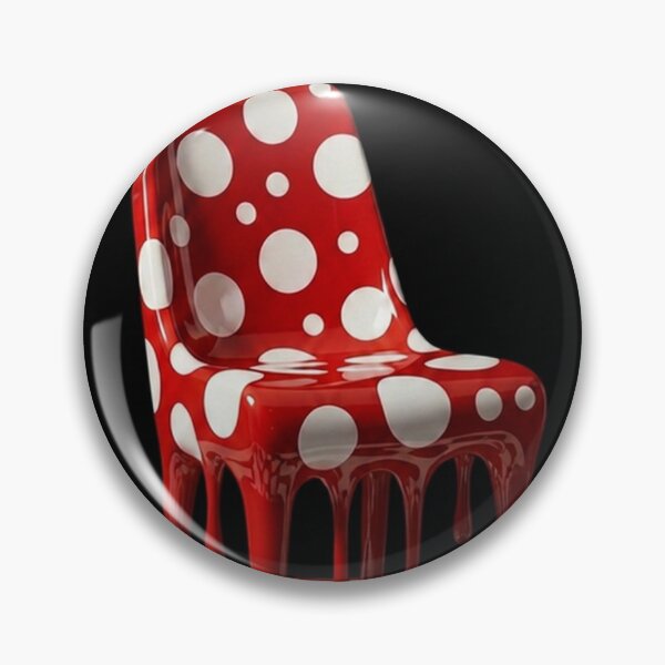 Item preview, Dripping Modern Chair Polka Dot Pop Art designed and sold by YourColorsWall.