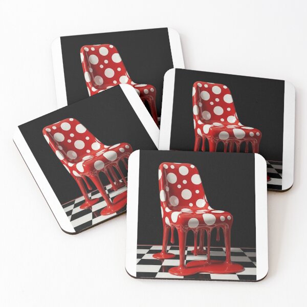 Item preview, Dripping Modern Chair Polka Dot Pop Art designed and sold by YourColorsWall.