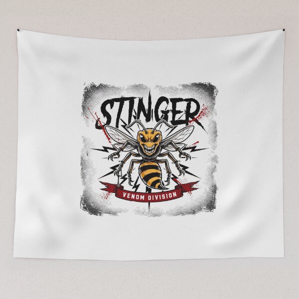 Item preview, Stinger Venom Division Hornet Wasp Deathcore Graphic designed and sold by Enea Kelo.