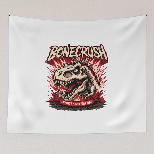 Item preview, Bonecrush T-Rex Skeleton Dinosaur Extinct Since Day One Graphic designed and sold by Enea Kelo.