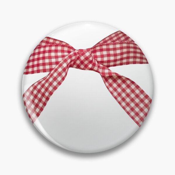 Item preview, Americana red white ribbon bow plaid gingham designed and sold by ellmoswrld.