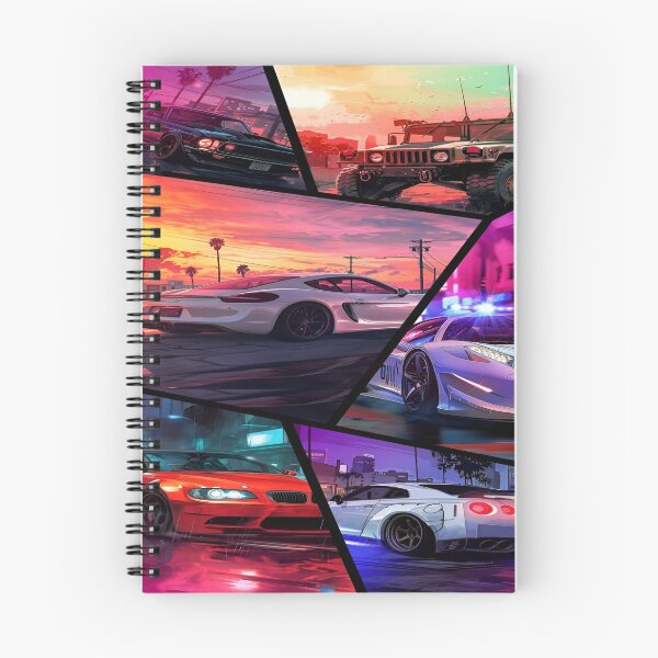 Item preview, A Dynamic Urban Street Racing Scene Featuring Iconic Sports Cars and Bold Color Palette with Neon Highlights designed and sold by Matt_Smith.