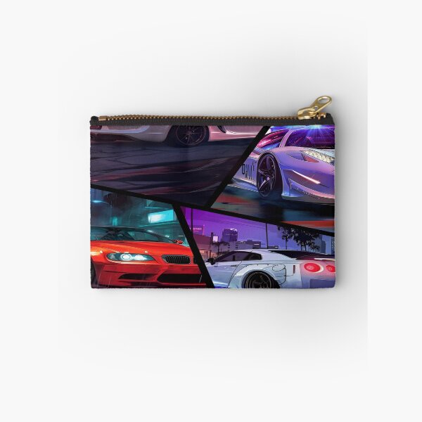 Item preview, A Dynamic Urban Street Racing Scene Featuring Iconic Sports Cars and Bold Color Palette with Neon Highlights designed and sold by Matt_Smith.