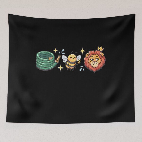 Item preview, Hose Bee Lion Icons Retro Hoes Be Lying Pun Intended designed and sold by MakmurMpxgo.