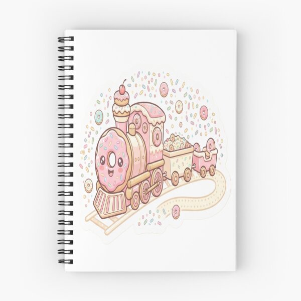 Item preview, Sweet Donut Rainbow Train ??? | Cute Kawaii Sticker designed and sold by AdityaShop18.