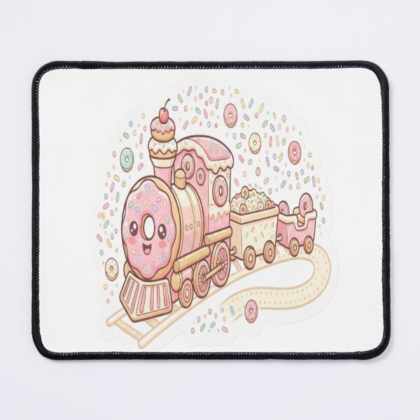 Item preview, Sweet Donut Rainbow Train ??? | Cute Kawaii Sticker designed and sold by AdityaShop18.