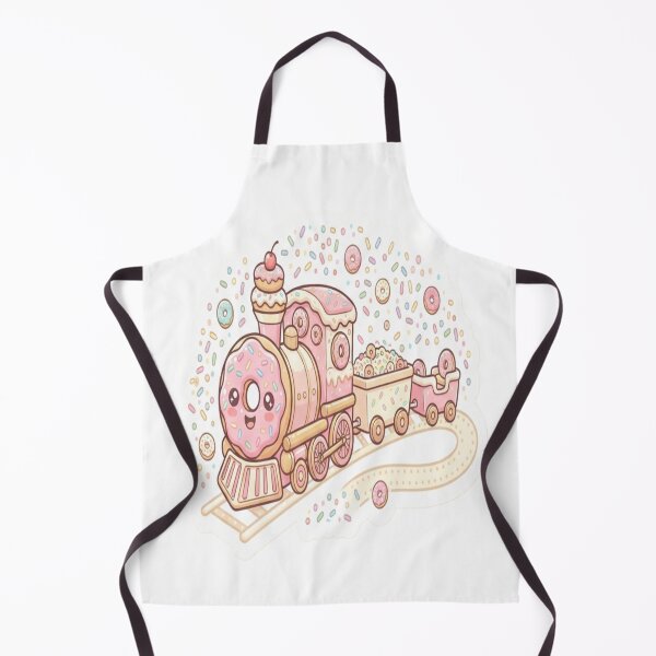 Item preview, Sweet Donut Rainbow Train ??? | Cute Kawaii Sticker designed and sold by AdityaShop18.