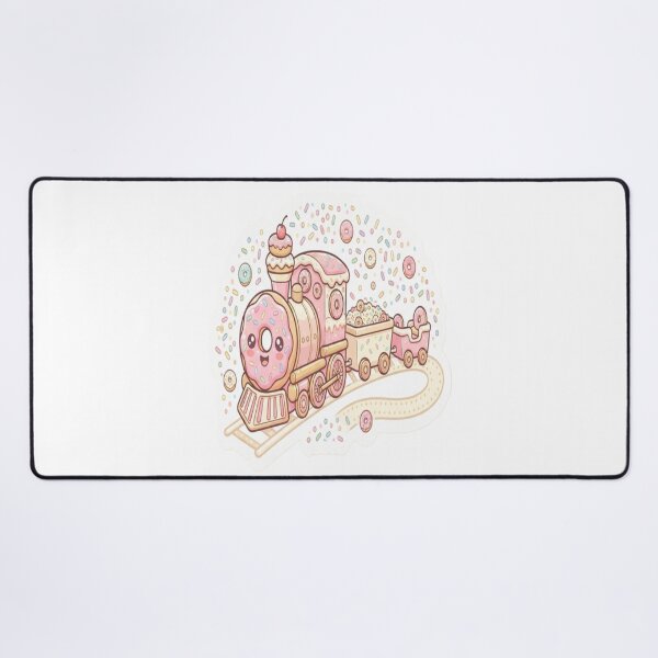 Item preview, Sweet Donut Rainbow Train ??? | Cute Kawaii Sticker designed and sold by AdityaShop18.