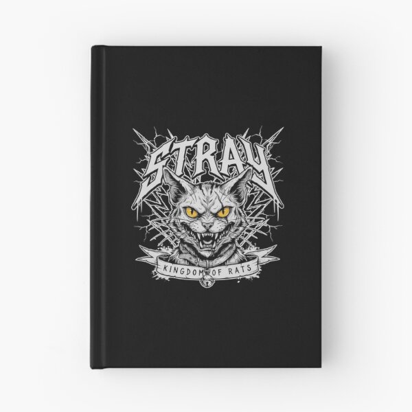 Item preview, Stray Kingdom Of Rats Snarling Cat Bell Collar Graphic designed and sold by Enea Kelo.