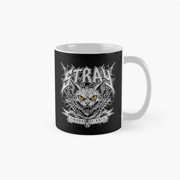 Item preview, Stray Kingdom Of Rats Snarling Cat Bell Collar Graphic designed and sold by Enea Kelo.