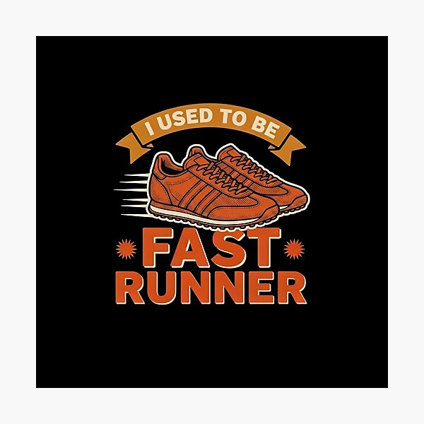 Item preview, I Used to Be Fast Runner Funny Running Retirement Gift for Former Runners designed and sold by ByPawel.