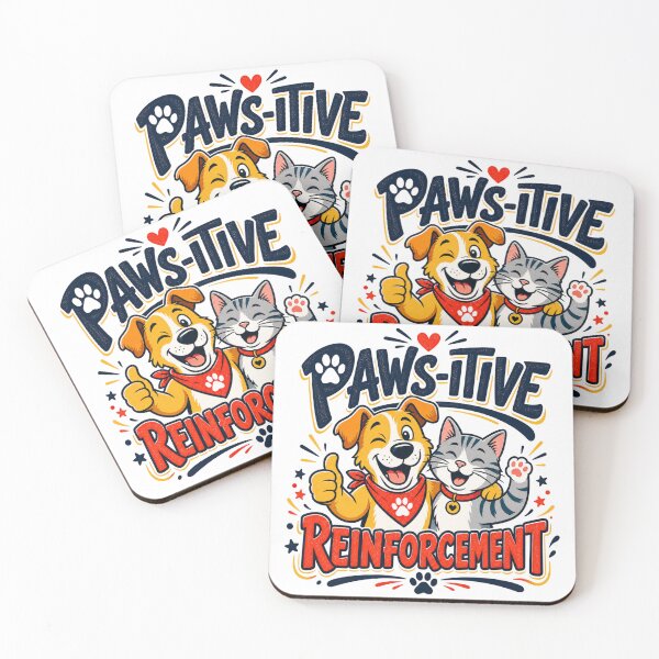 Item preview, Paws-itive Reinforcement – Cute Dog & Cat Pet Lover Design designed and sold by TTMittens.